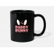 Mens Daddy Bunny Ears Easter Black Mugs